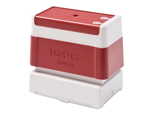 [PR3458R6P] Brother 3458 - Stempel - vorgetränkt - Rot - Benutzerdefinierter Text - 34 x 58 mm (Packung mit 6)