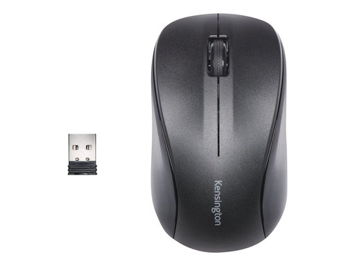 [K72392EU] Kensington Wireless ValuMouse - Maus - rechts- und linkshändig - optisch - 3 Tasten - kabellos - 2.4 GHz - kabelloser Empfänger (USB)