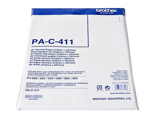 [PAC411] Brother A4 (210 x 297 mm) 100 Blatt Thermopapier