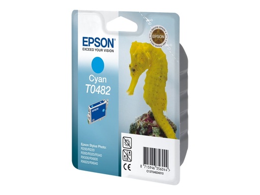 [C13T04824020] Epson T0482 - 13 ml - Cyan - original - Blister mit RF- / akustischem Alarmsignal