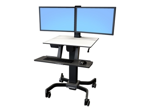 [24-214-085] Ergotron WorkFit-C Dual - Sitz-/Steh-Arbeitsplatz