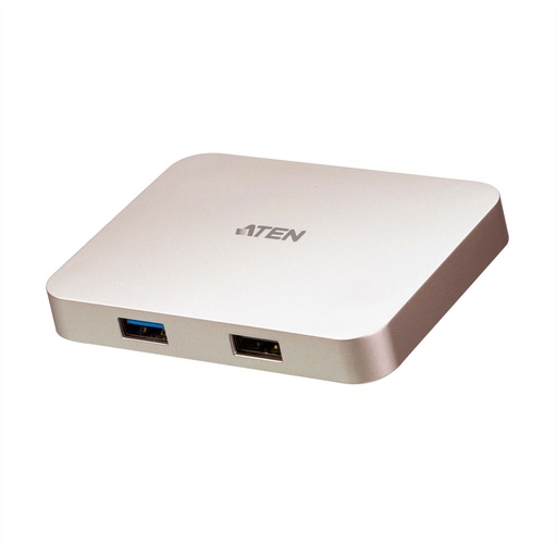 [UH3235] ATEN UH3235 - USB 2.0 Type-C - HDMI - USB 2.0 - USB 3.2 Gen 1 (3.1 Gen 1) Type-A - Silber - 60 W - 70 mm - 93 mm