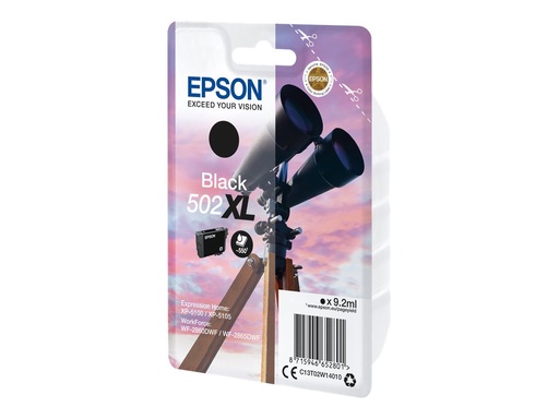 [C13T02W14010] Epson 502XL - 9.2 ml - mit hoher Kapazität - Schwarz