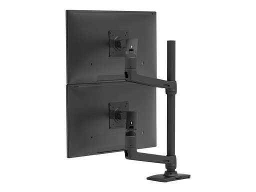 [45-509-224] Ergotron LX - Befestigungskit (Doppelarm, hohe Säule) - für 2 LCD-Displays - mattschwarz - Bildschirmgröße: bis zu 101,6 cm (bis zu 40 Zoll)