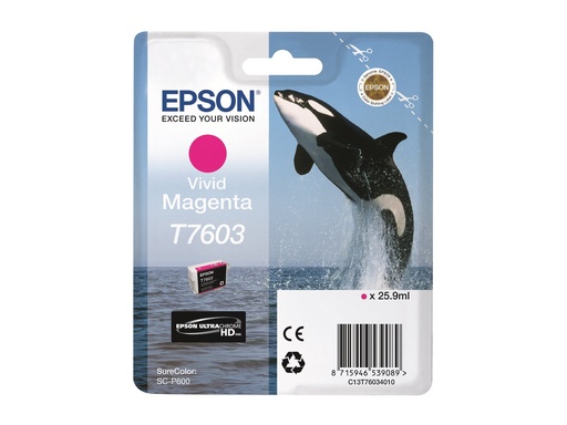 [C13T76034N10] Epson T7603 - 25.9 ml - Vivid Magenta - original