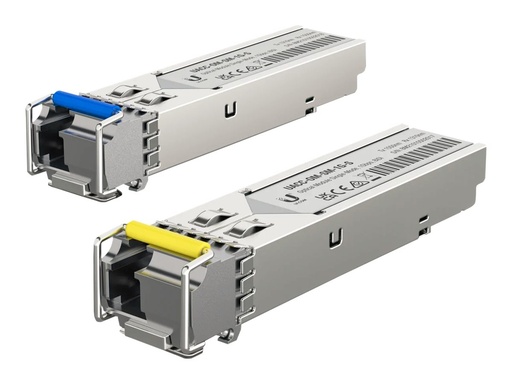 [UACC-OM-SM-1G-S-20] Ubiquiti SFP (Mini-GBIC)-Transceiver-Modul - 1GbE - 1000Base-BiDi - LC Single-Modus - bis zu 3 km - 1310 nm / 1550 nm (Packung mit 20)