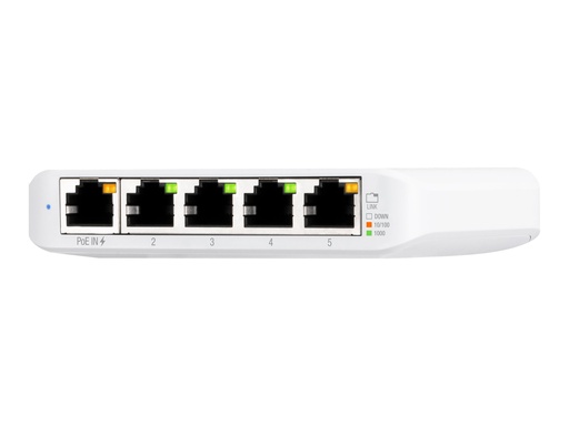 [USW-FLEX-MINI] Ubiquiti UniFi Switch USW Flex Mini - Switch - Smart - 4 x 10/100/1000 + 1 x 10/100/1000 (PoE+)