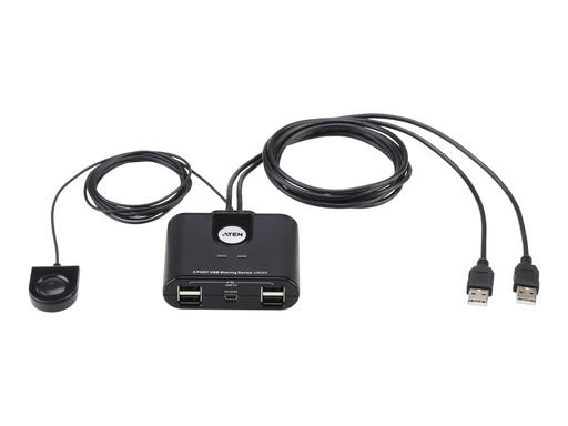 [US224] ATEN US224 - USB-Umschalter für die gemeinsame Nutzung von Peripheriegeräten