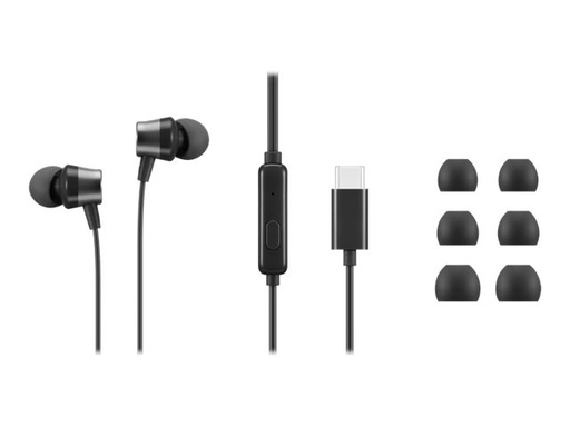 [4XD1J77351] Lenovo Go - Ohrhörer mit Mikrofon - im Ohr - Schwarz