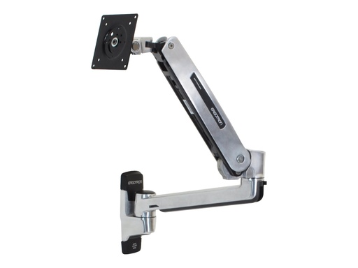 [45-353-026] Ergotron LX - Befestigungskit (Steh-Sitz-Arm, Verlängerung, Basis, VESA-Adapter) - für LCD-Display - Kapazität 3,2 - 11,3 kg - Polished Aluminum - Bildschirmgröße: bis zu 106,7 cm (bis zu 42 Zoll)