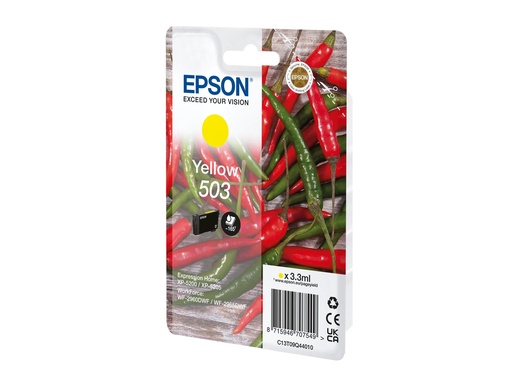 [C13T09Q44020] Epson 503 - 3.3 ml - Gelb - original - Blister mit RF- / akustischem Alarmsignal