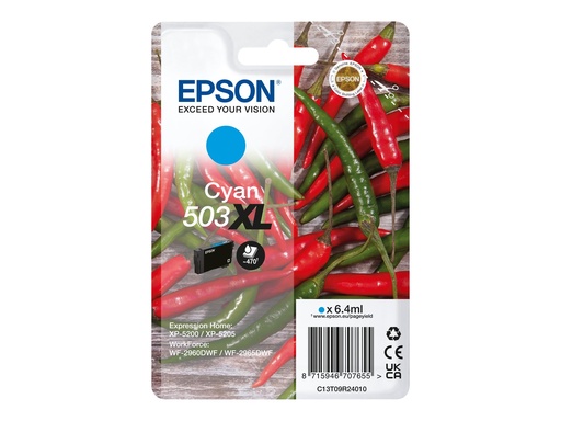 [C13T09R24010] Epson 503XL - 6.4 ml - Cyan - original - Blisterverpackung