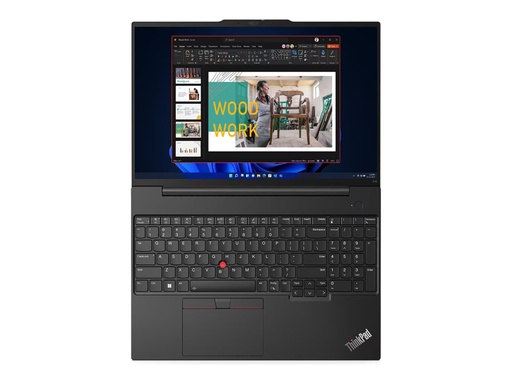 [21JT000FGE] Lenovo ThinkPad E16 Gen 1 21JT - AMD Ryzen 5 7530U / 2 GHz - Win 11 Pro - Radeon Graphics - 16 GB RAM - 512 GB SSD TCG Opal Encryption 2, NVMe - 40.6 cm (16")