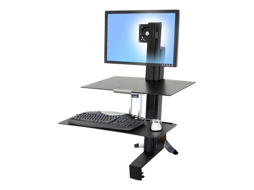 [33-351-200] Ergotron WorkFit-S Single HD Workstation - Stehender Tischwandler