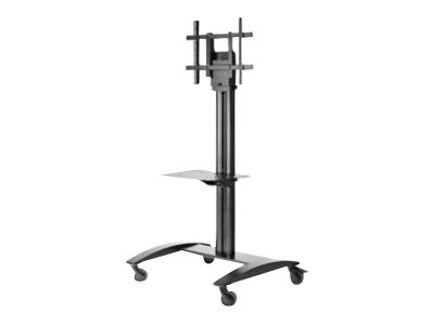 [SR575M] Peerless AV SmartMount SR575M - Wagen - für Flachbildschirm - Aluminium - schwarze Pulverbeschichtung - Bildschirmgröße: 81.28-190.5 cm (32"-75")