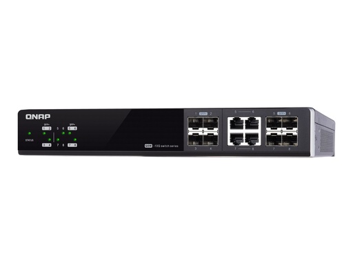[QSW-M804-4C] QNAP QSW-M804-4C - Switch - managed - 4 x 10 Gigabit SFP+ + 4 x combo 10 Gigabit SFP+/RJ-45