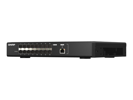 [QSW-M5216-1T] QNAP QSW-M5216-1T - Switch - managed - 16 x 25 Gigabit SFP28 + 1 x 10 Gigabit Ethernet