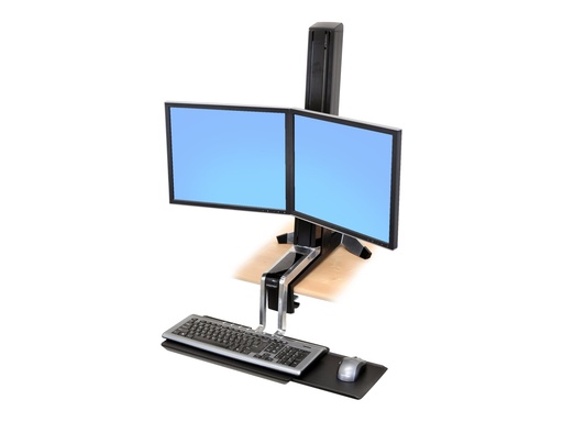 [33-341-200] Ergotron WorkFit-S - Stehender Tischwandler