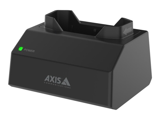 [02969-002] Axis W700 Mk II - Station zum Laden und Synchronisieren - 1-Bay + AC-Netzteil - 15 Watt (Kameraanschluss für Körperkameras)