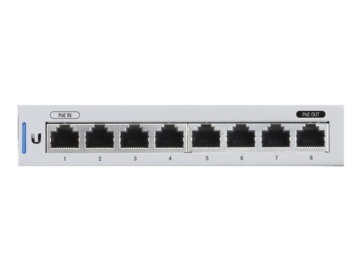 [US-8-5] Ubiquiti UniFi Switch US-8 - Switch - managed - 7 x 10/100/1000 + 1 x 10/100/1000 (PoE Durchführung)