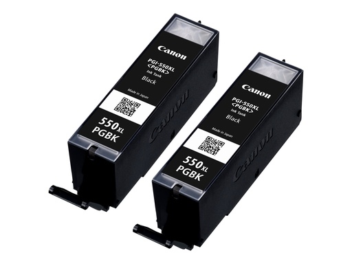[6431B005] Canon PGI-550PGBK XL Twin pack - 2er-Pack - 15 ml