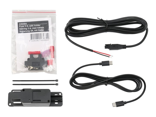 [216406] Brodit ProClip - Netzteil - 36 Watt - 3 A - Power Delivery 3.1, QC 3.0 - 2 Ausgabeanschlussstellen (USB-C, USB)