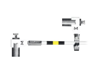 [001331] Mobilis Slim Twin Rotating - Sicherheitskabelschloss