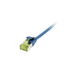 [S217336V3] Synergy 21 Patchkabel RJ45 CAT6A 500Mhz blau U/FTP slimline rund d - Kabel - Netzwerk