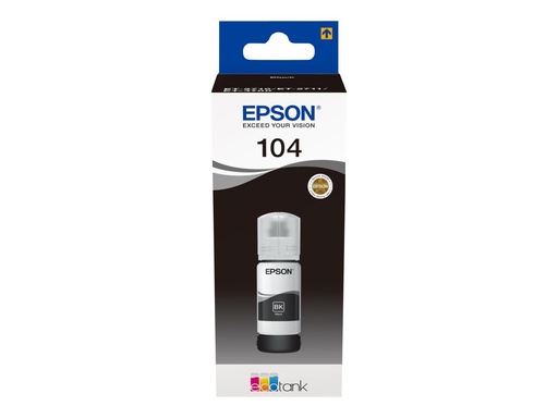[C13T00P140] Epson EcoTank 104 - 65 ml - Schwarz - original
