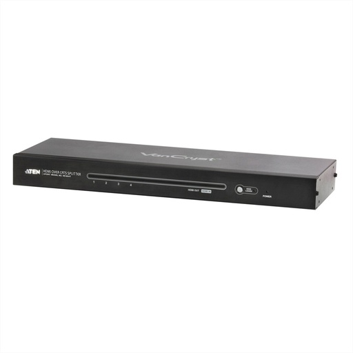[VS1804T-AT-G] ATEN VS1804T Video-Splitter HDMI 4-fach Verteiler über Netzwerk-Kabel, FullHD, 3D