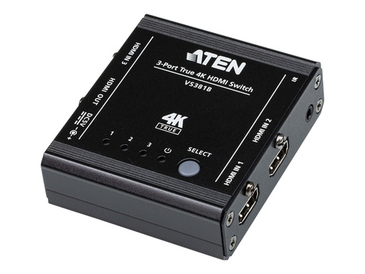 [VS381B] ATEN VS381B - Video/Audio-Schalter - 3 x HDMI