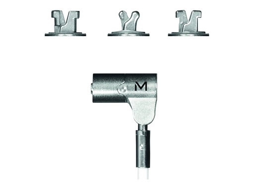 [001271] Mobilis Sicherheitskabelschloss - weiß - 2