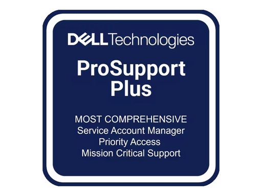 [T360_3OS5P4H] Dell Erweiterung von 3 jahre Next Business Day auf 5 jahre ProSupport Plus 4H Mission Critical - Serviceerweiterung - Arbeitszeit und Ersatzteile (für Server)