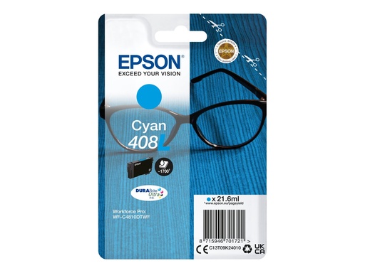 [C13T09K24010] Epson 408L - 21.6 ml - Cyan - original - Blisterverpackung