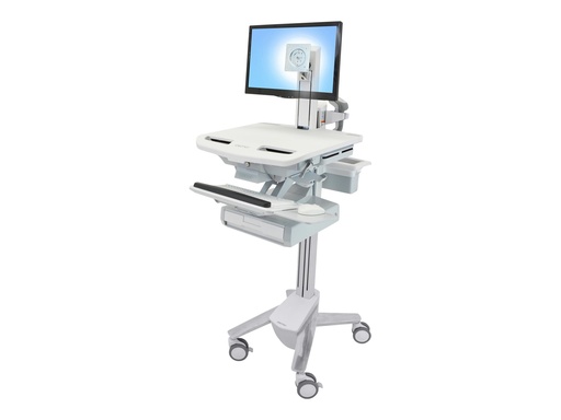 [SV43-1310-0] Ergotron Wagen - offene Architektur - für LCD-Display / PC-Ausrüstung - mit LCD-Drehpunkt, 1 Schublade (1x1)