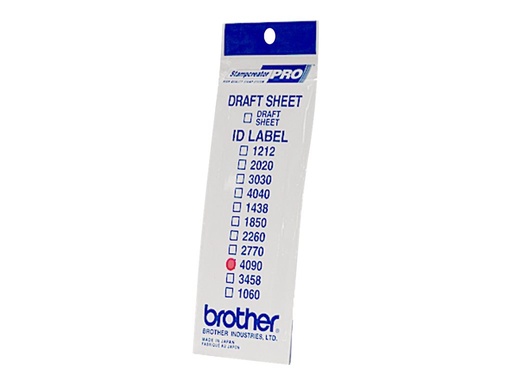 [ID4090] Brother ID4090 - 40 x 90 mm 12 Etikett(en) Stempeletiketten