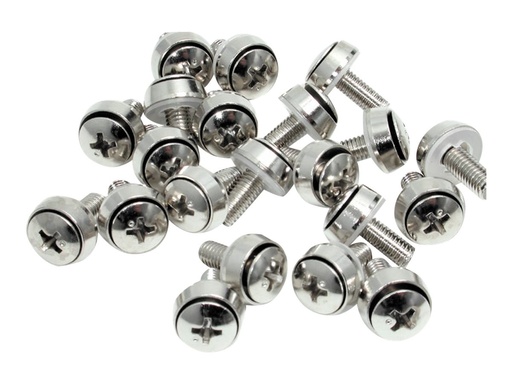 [CABSCREWSM62] StarTech.com M6 x 12mm - Mounting Screws for Server Racks - 100 Pack