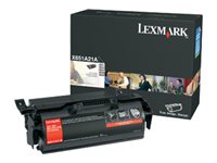 [X651A21E] Lexmark Schwarz - original - Tonerpatrone LCCP