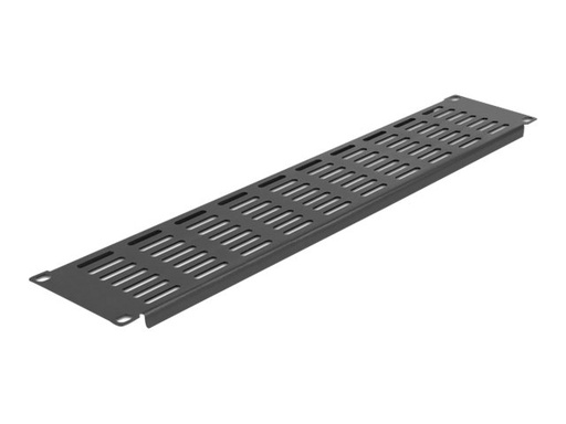 [66680] Delock Rackpaneel - Schwarz - 2U - 48.3 cm (19")