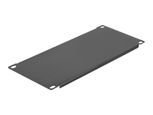 [66662] Delock Rack-Blindabdeckungsplatte - Schwarz - 3U - 25.4 cm (10")