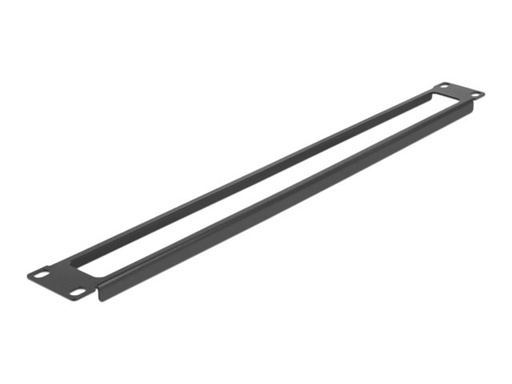 [66674] Delock Rackpaneel - mit Öffnung - Schwarz - 1U - 48.3 cm (19")
