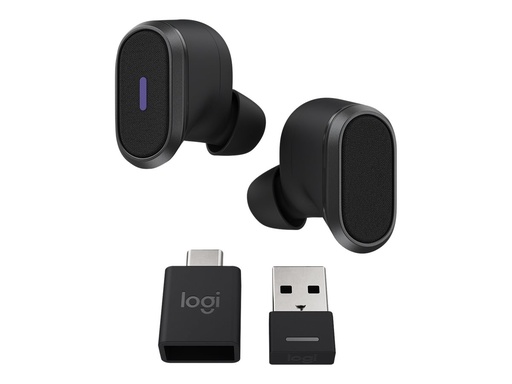 [985-001082] Logitech Zone True Wireless - True Wireless-Kopfhörer mit Mikrofon