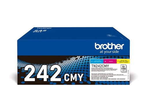 [TN242CMY] Brother TN242CMY Value Pack - 3er-Pack - Gelb, Cyan, Magenta