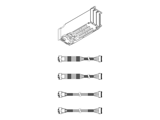 [4XC7A86622] Lenovo Server-Riser-Kit - für ThinkSystem SR850