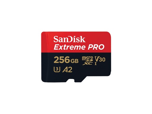 [SDSQXCD-256G-GN6MA] SanDisk Extreme Pro - Flash-Speicherkarte (microSDXC-an-SD-Adapter inbegriffen)