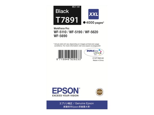 [C13T789140] Epson T7891 - 65.1 ml - Größe XXL - Schwarz