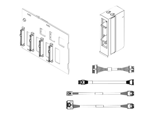 [4XB7A69397] Lenovo SAS/SATA/NVMe Server-Backplane - für ThinkSystem SR670 V2 7Z22