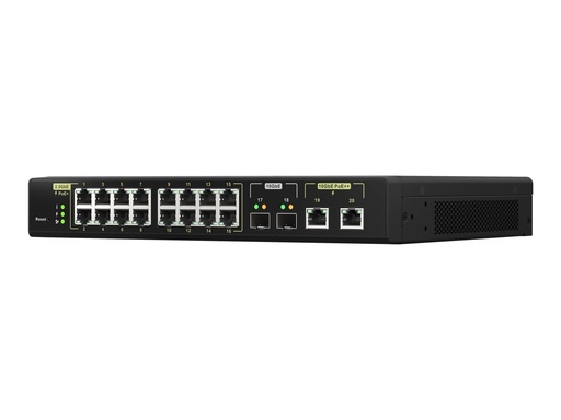 [QSW-M2116P-2T2S] QNAP QSW-M2116P-2T2S - Switch - managed - 16 x 100/1000/2.5G (PoE+)
