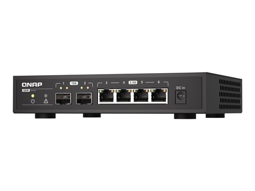 [QSW-2104-2S] QNAP QSW-2104-2S - Switch - unmanaged - 2 x 10 Gigabit SFP+ + 4 x 2.5GBase-T