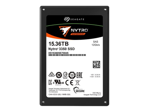 [XS15360SE70045] Seagate Nytro 3350 XS15360SE70045 - SSD - Scaled Endurance - 15.36 TB - intern - 2.5" (6.4 cm)